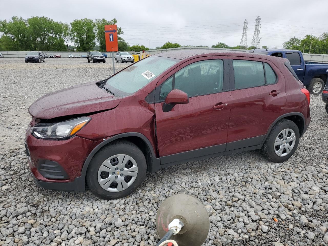 2017 Chevrolet Trax Ls იყიდება Barberton-ში, OH - Front End