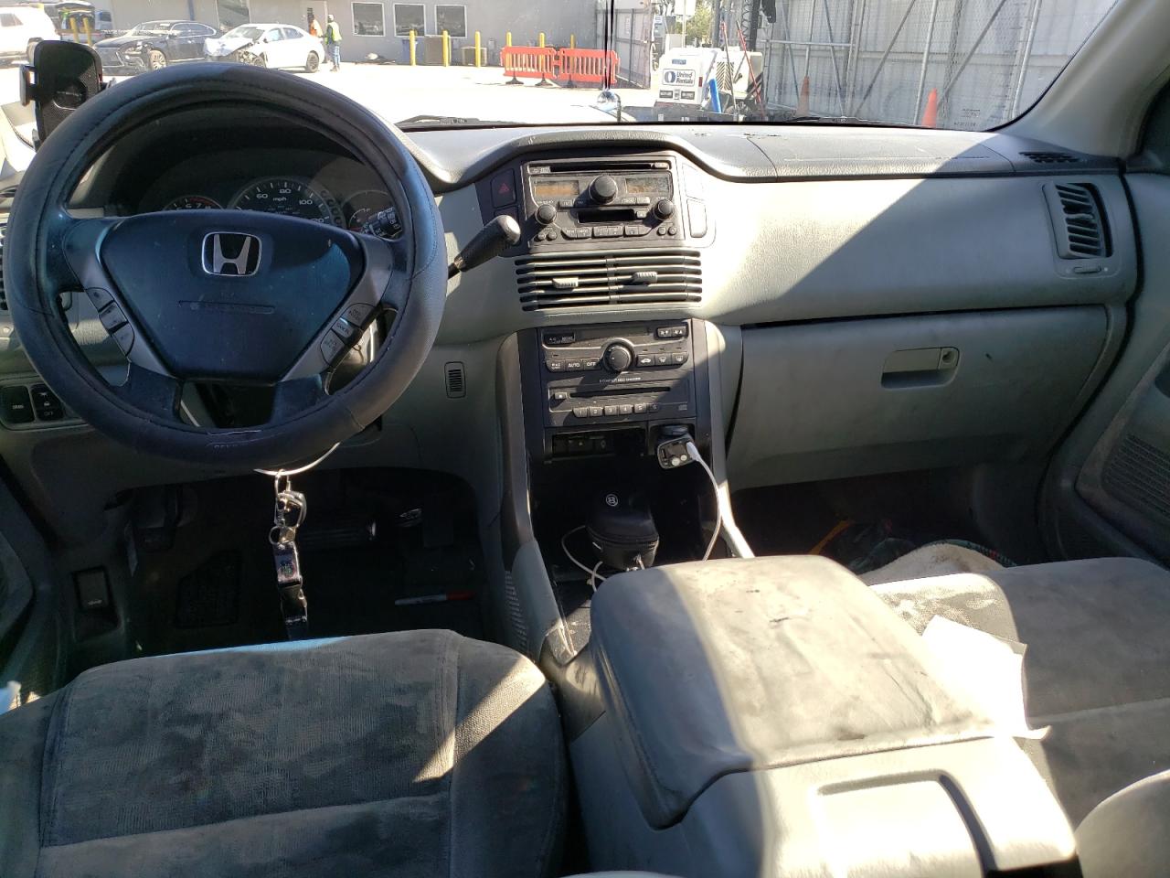 2005 Honda Pilot Ex VIN: 2HKYF18415H555533 Lot: 57356775