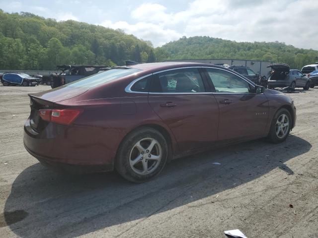  CHEVROLET MALIBU 2016 Burgundy