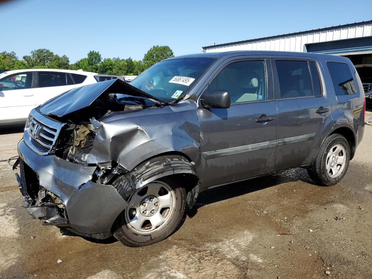 2013 Honda Pilot Lx للبيع في Shreveport، LA - Front End