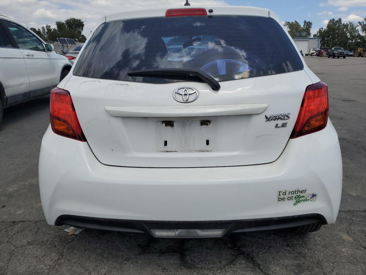 2015 Toyota Yaris VIN: VNKKTUD30FA054369 Lot: 56732905