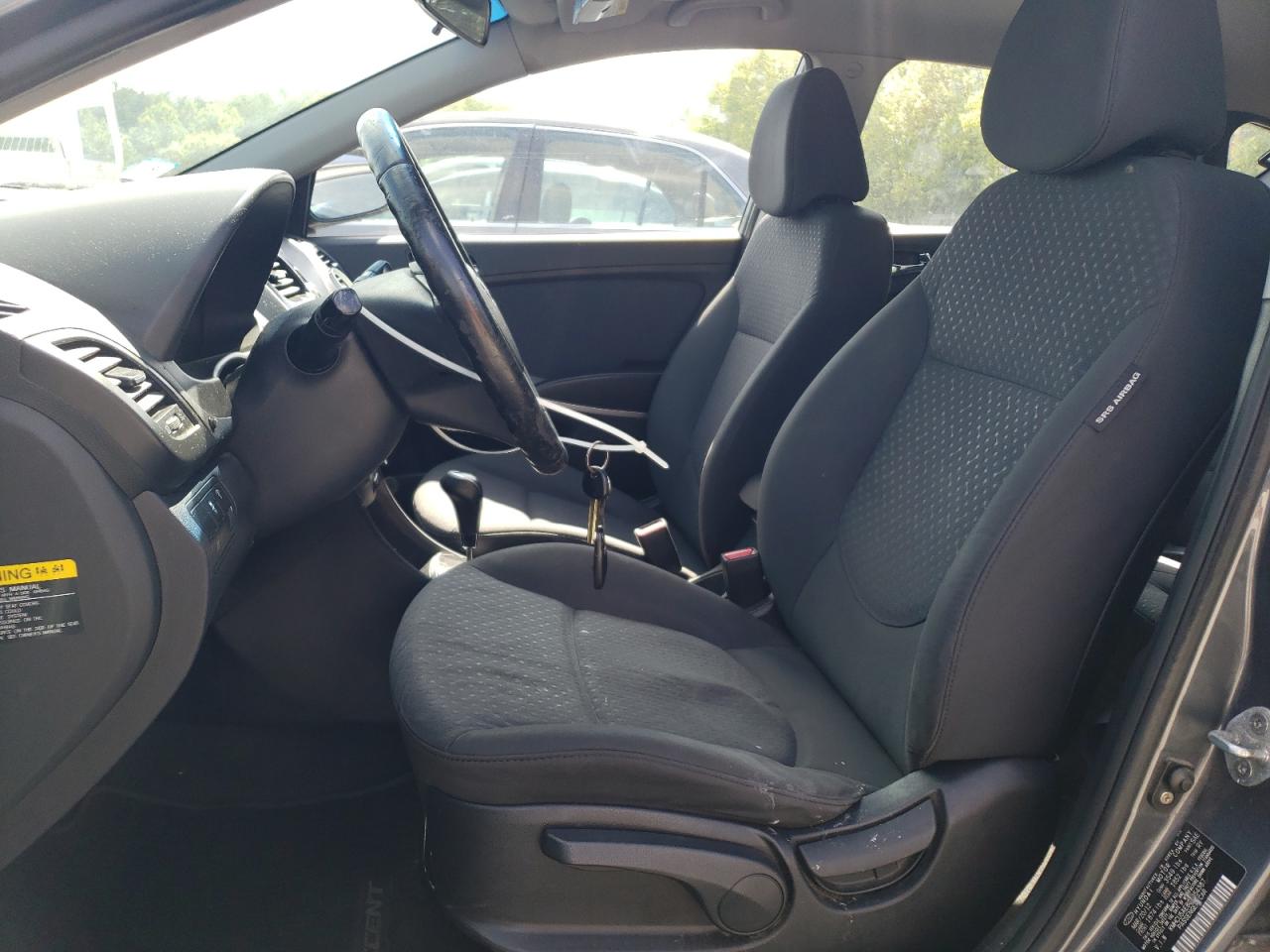 2012 Hyundai Accent Gls VIN: KMHCU5AE8CU054387 Lot: 57035905