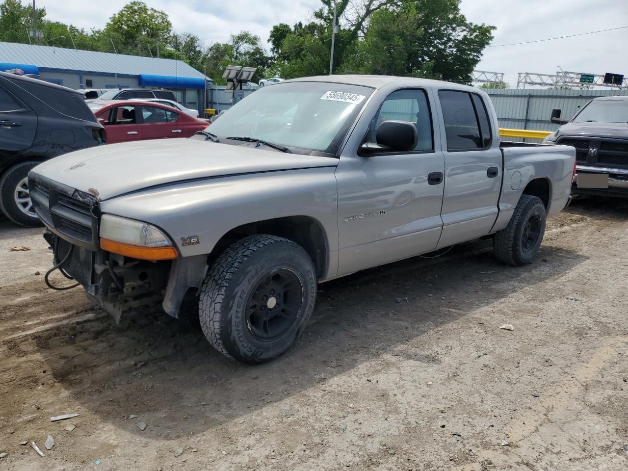 2000 Dodge Dakota Quad na sprzedaż w Wichita, KS - All Over