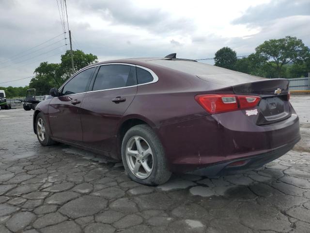 Sedans CHEVROLET MALIBU 2016 Burgundy