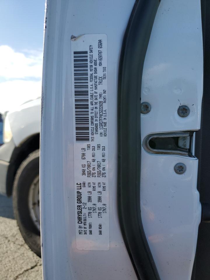 2012 Dodge Ram 1500 St VIN: 1C6RD7FP0CS222028 Lot: 56879545