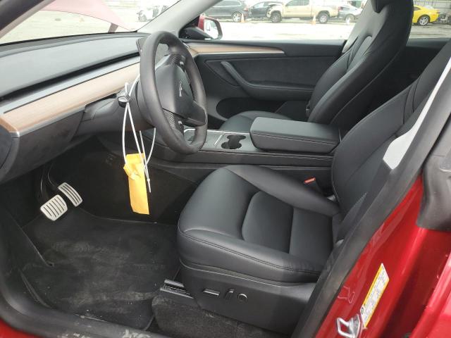  TESLA MODEL Y 2023 Czerwony