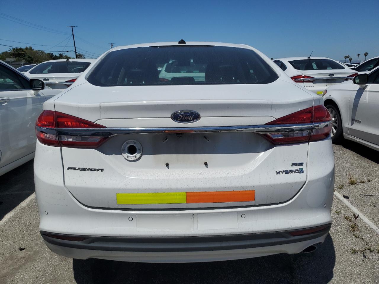 2017 Ford Fusion Se Hybrid VIN: 3FA6P0LUXHR409371 Lot: 54026895