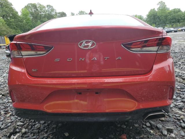  HYUNDAI SONATA 2018 Красный