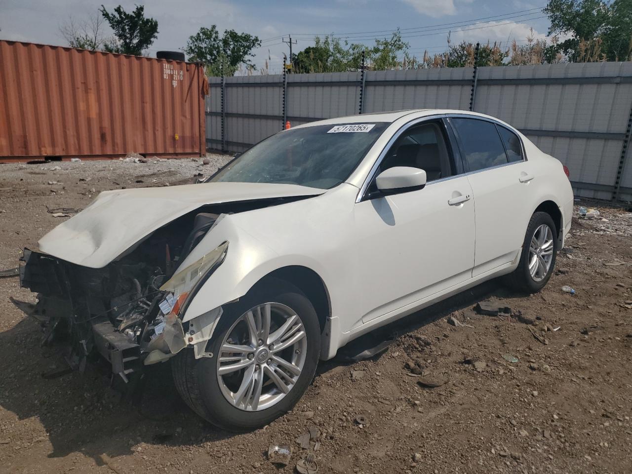 2011 Infiniti G37  for Sale in Chicago Heights, IL - Front End