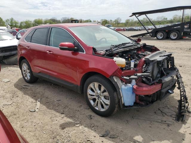 FORD EDGE 2021 Czerwony