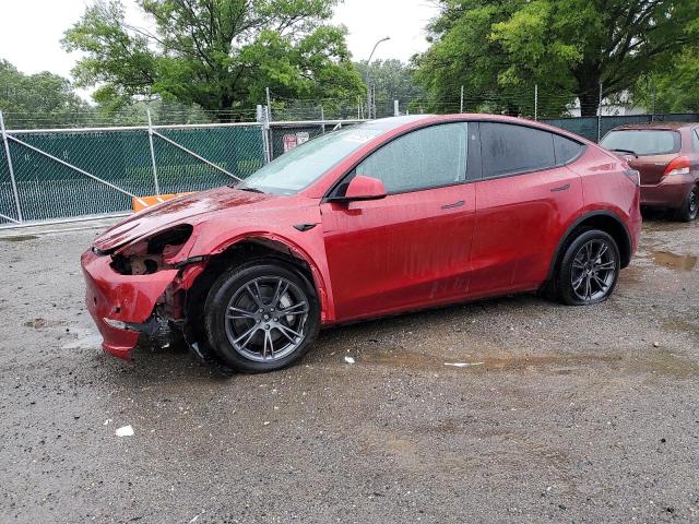  TESLA MODEL Y 2024 Красный