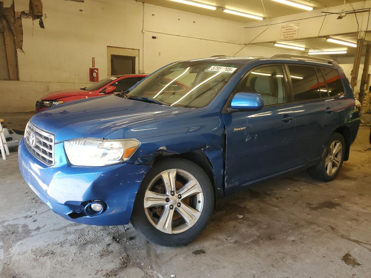 2008 Toyota Highlander Sport de vânzare în Ham Lake, MN - Front End