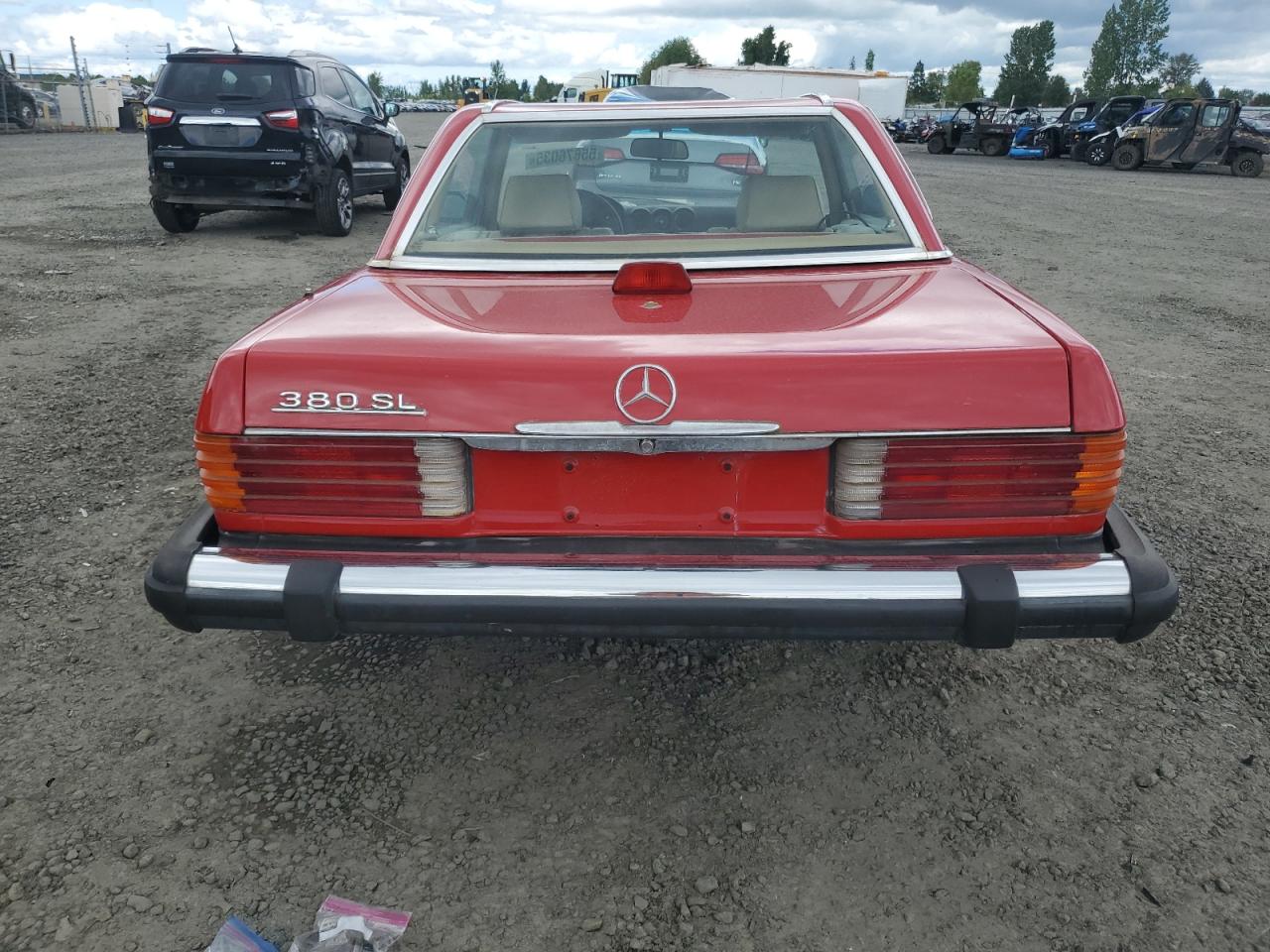 1985 Mercedes-Benz 380 Sl VIN: WDBBA45C2FA035429 Lot: 55676035