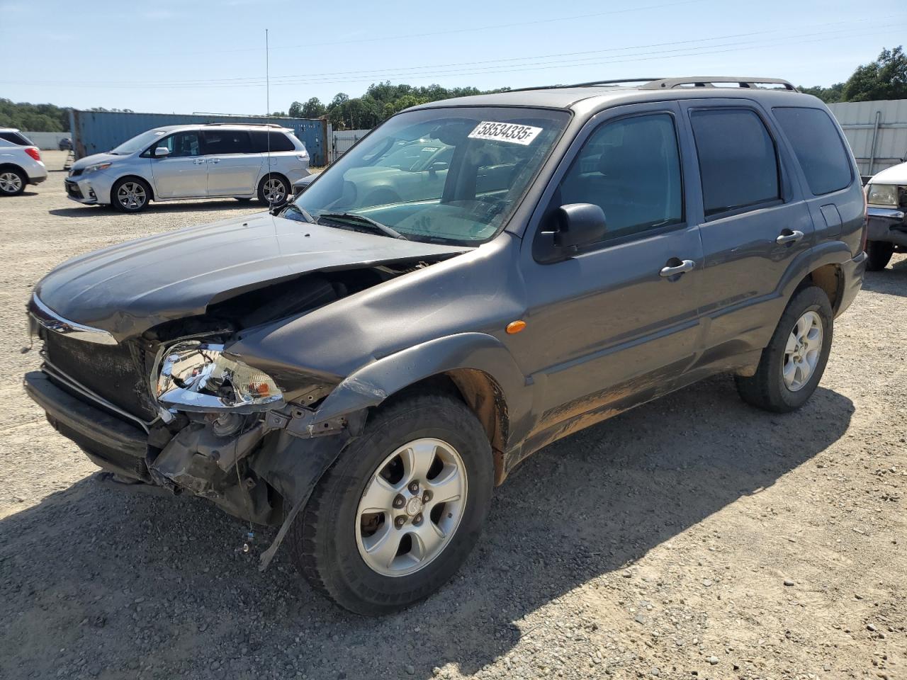 2004 Mazda Tribute Es за продажба в Anderson, CA - Front End