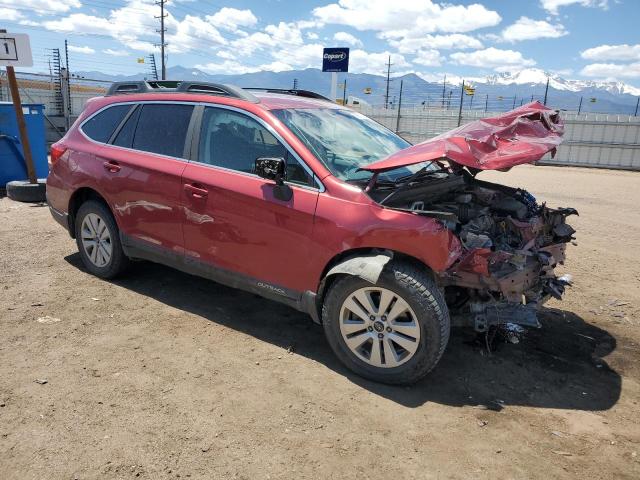  SUBARU OUTBACK 2019 Бордовый