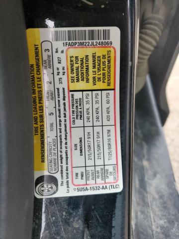 2018 FORD FOCUS SEL  