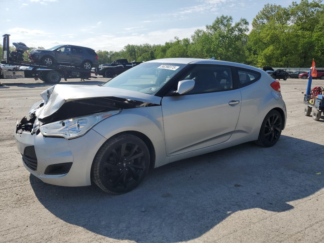 2016 Hyundai Veloster en Venta en Ellwood City, PA - Front End