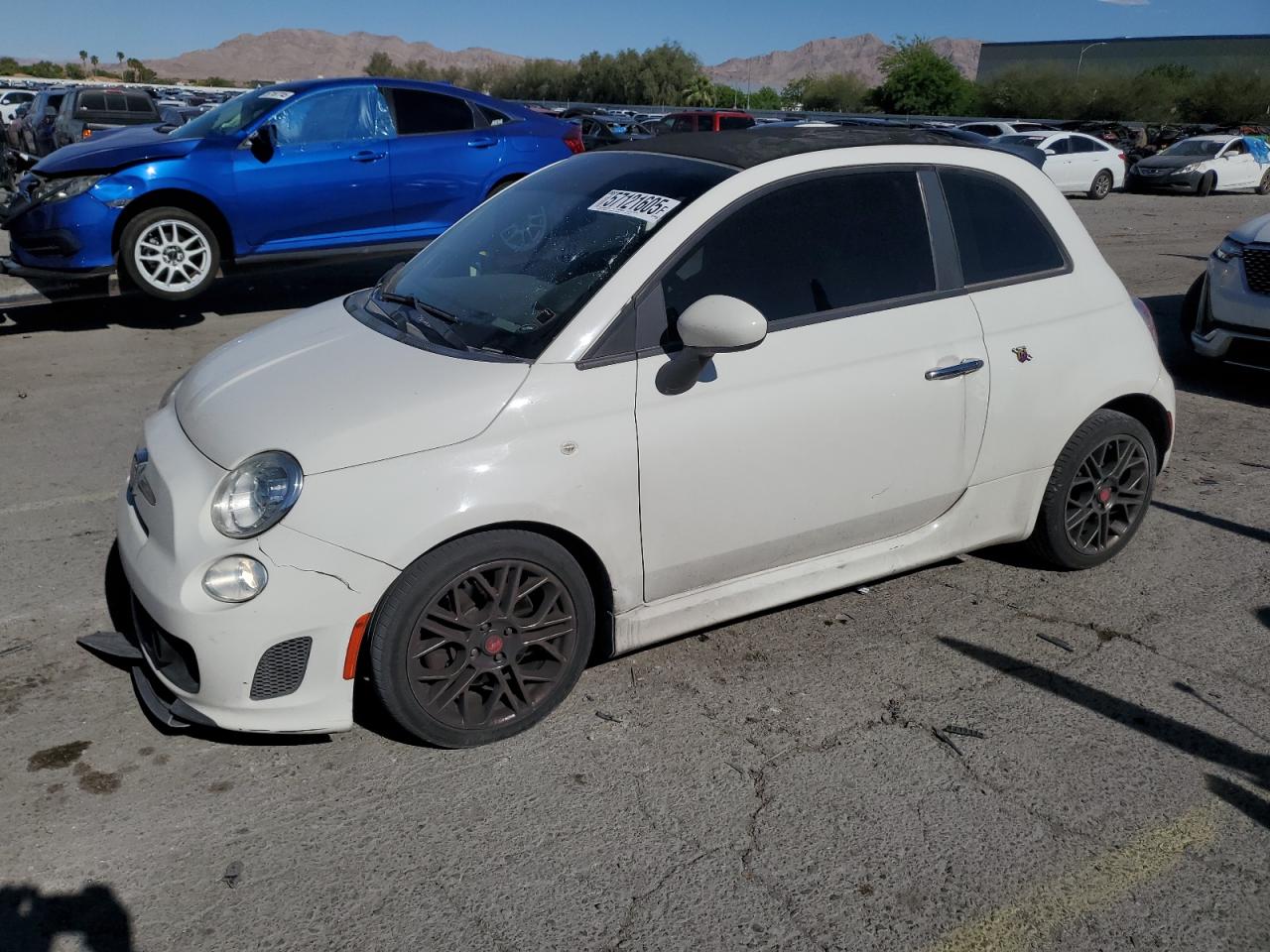 2015 Fiat 500 Abarth de vânzare în Las Vegas, NV - Front End