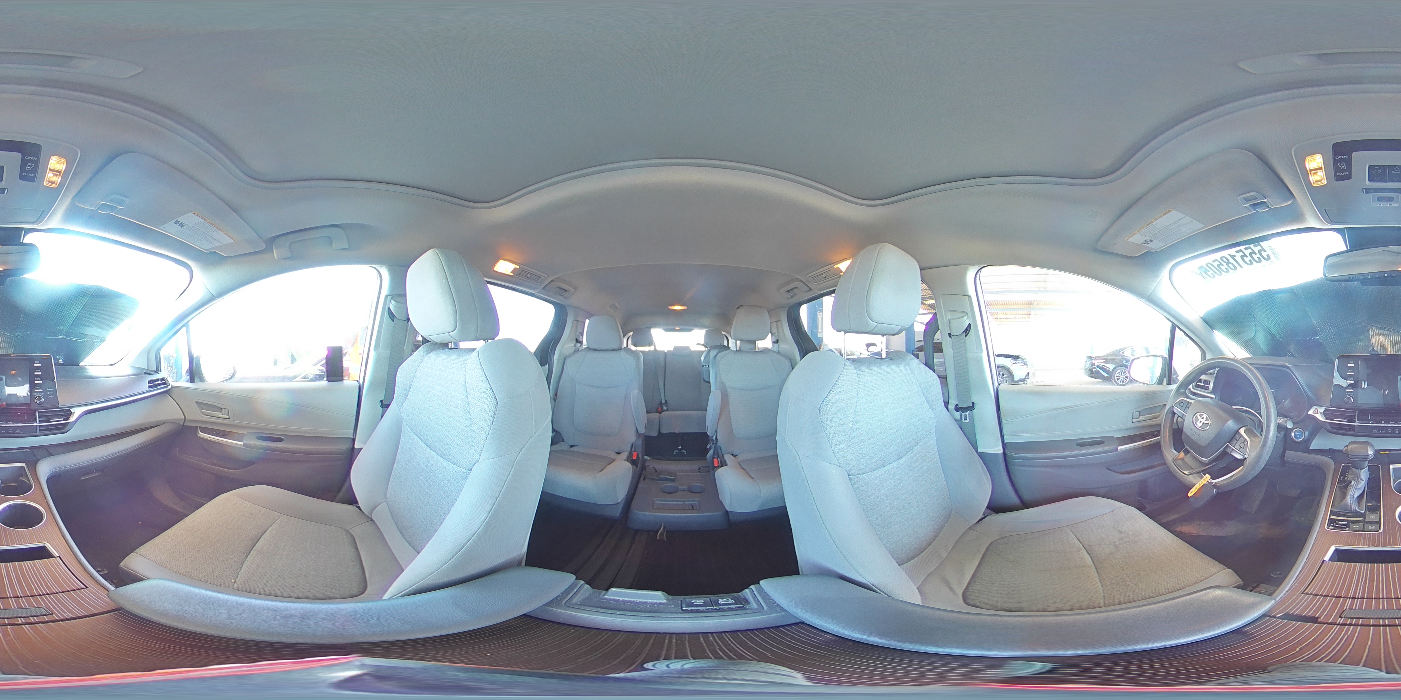 2021 Toyota Sienna Le VIN: 5TDBRKEC3MS068342 Lot: 55518505