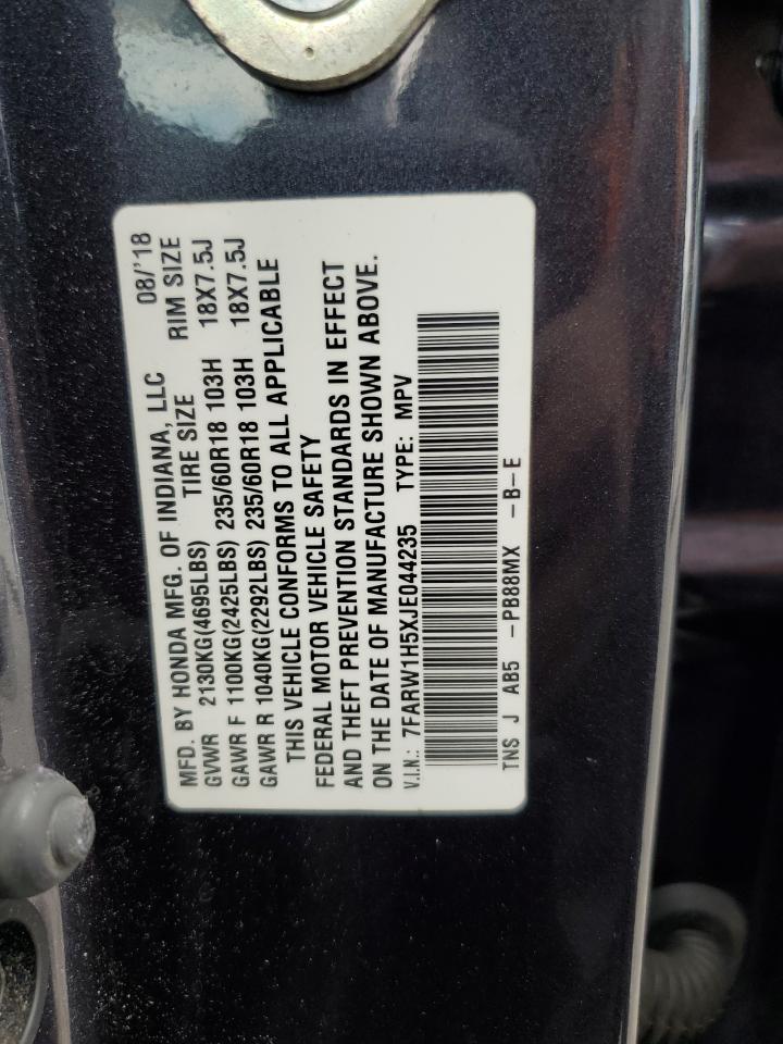 7FARW1H5XJE044235 HONDA CRV 2018