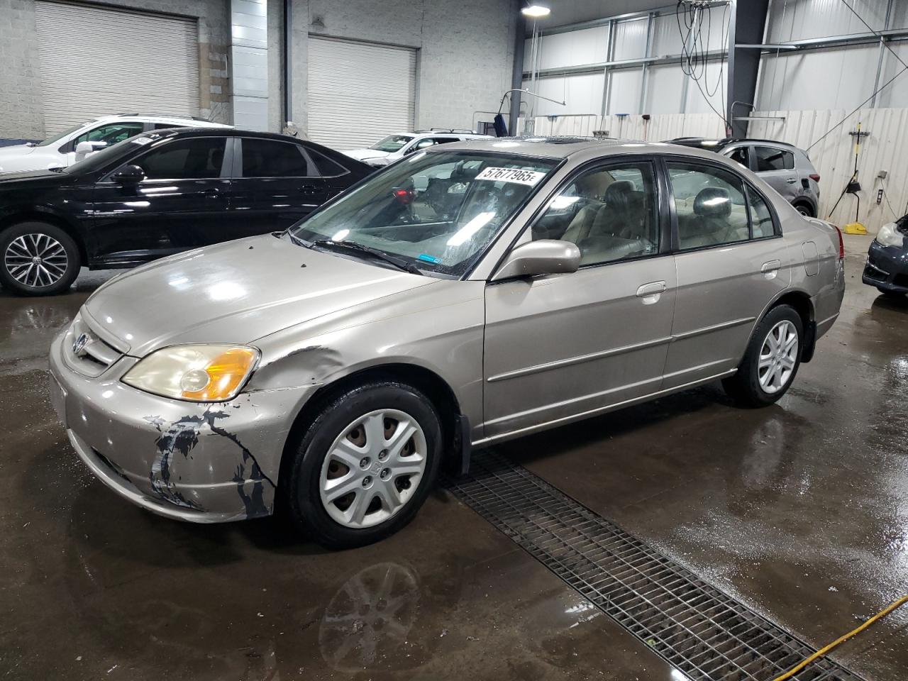 2003 Honda Civic Ex на продаже в Ham Lake, MN - Front End