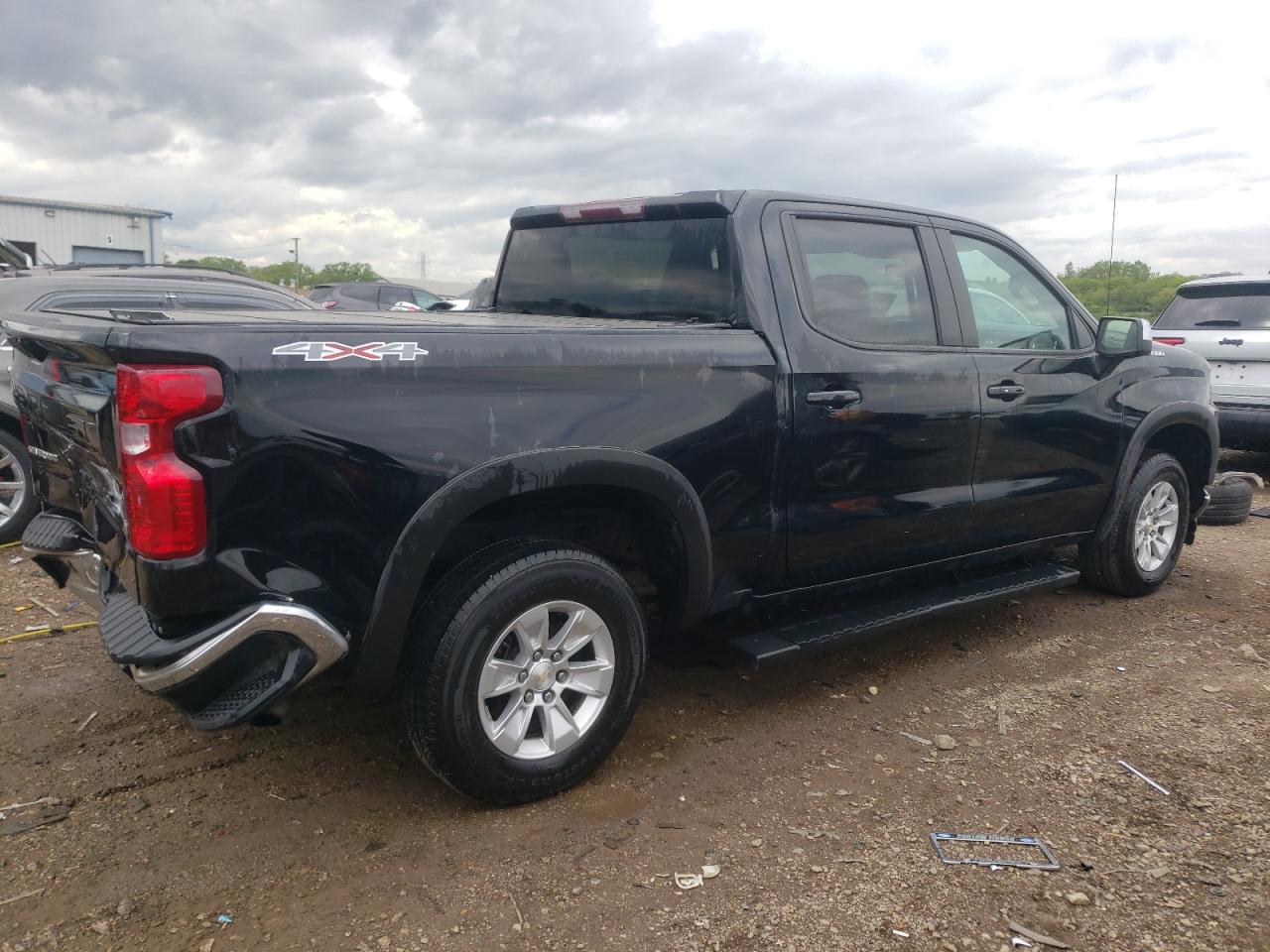 2021 Chevrolet Silverado K1500 Lt black null gas 1GCUYDED9MZ364884 photo #4
