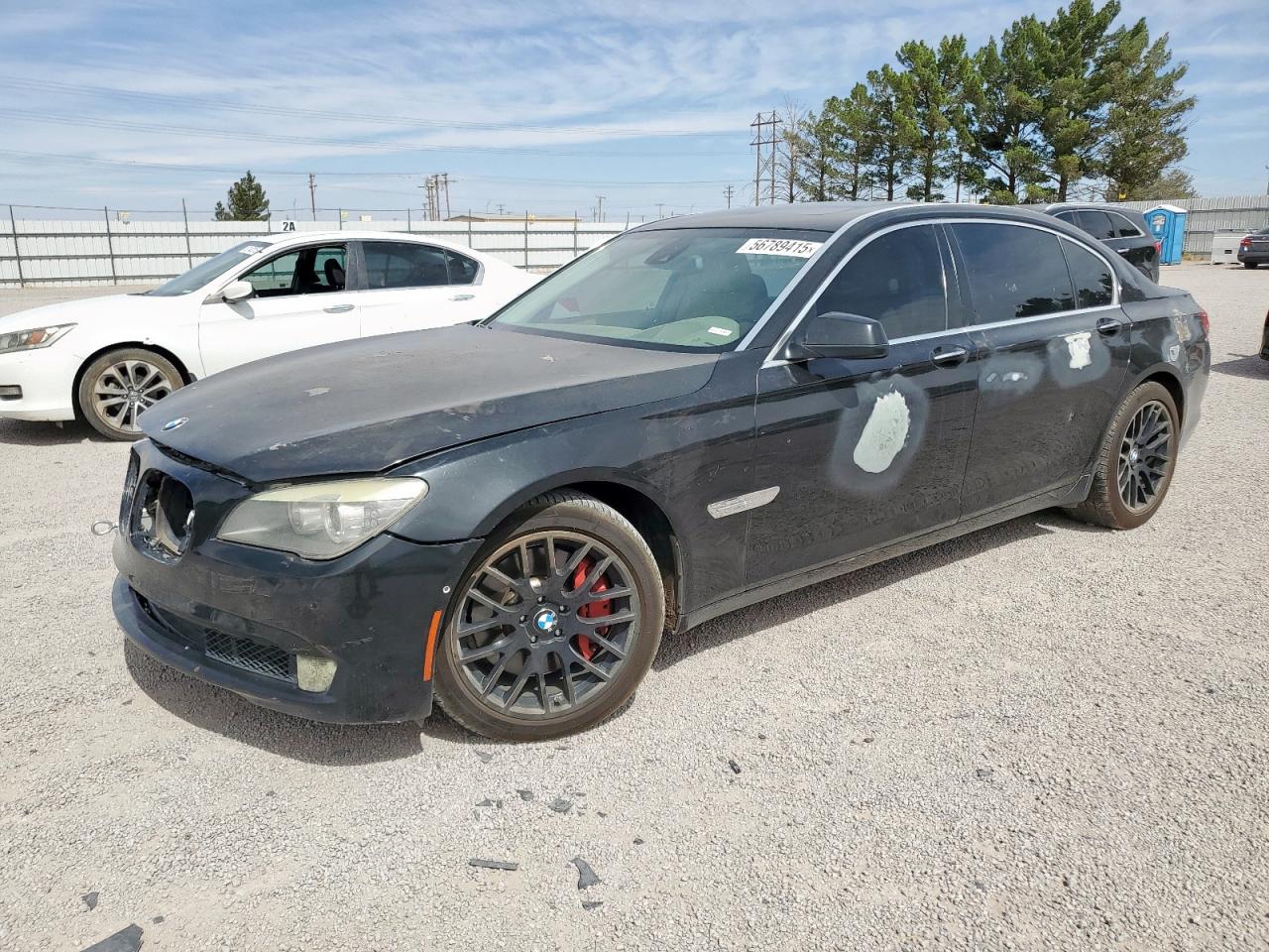 2009 Bmw 750 Li იყიდება Anthony-ში, TX - Front End