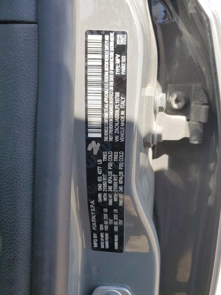 2020 Jeep Renegade Latitude VIN: ZACNJABB9LPL16788 Lot: 56921635