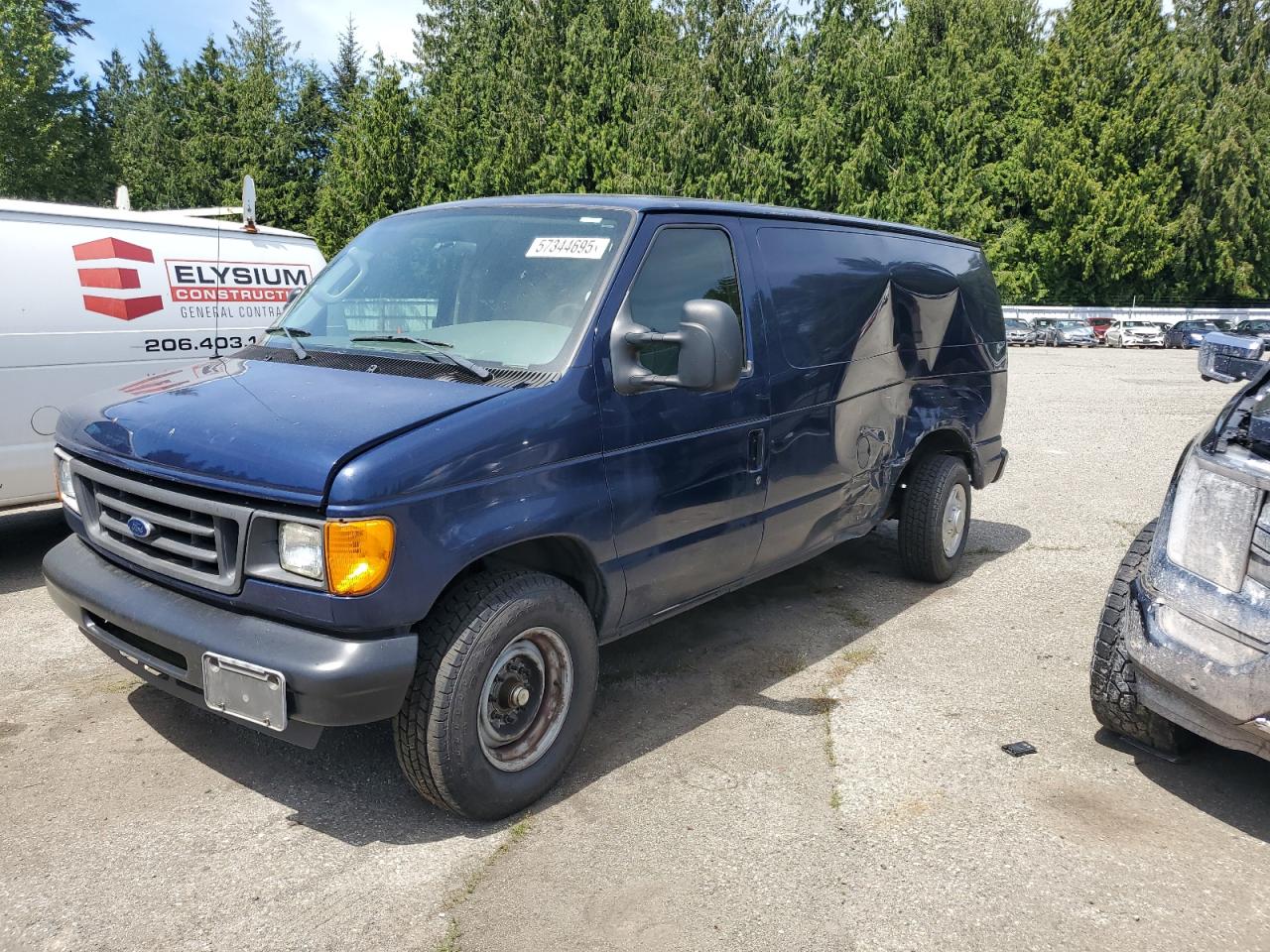 2007 Ford Econoline E250 Van იყიდება Arlington-ში, WA - Side