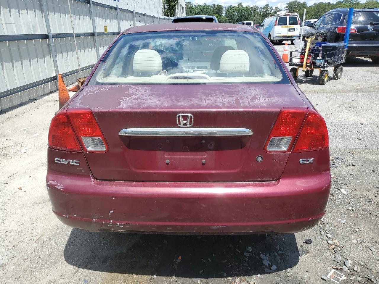 2003 Honda Civic Ex VIN: 2HGES25743H500052 Lot: 56479015