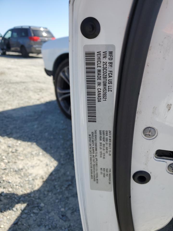 2021 Dodge Challenger R/T VIN: 2C3CDZBT0MH526521 Lot: 57964035