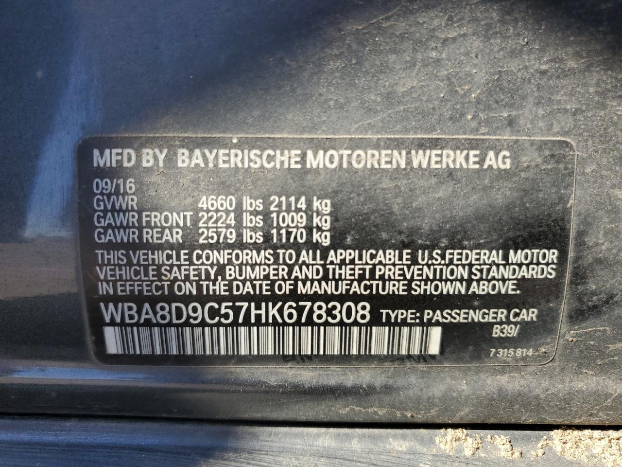 2014 BMW X1 xDrive28I VIN: WBAVL1C50EVR93100 Lot: 54798885