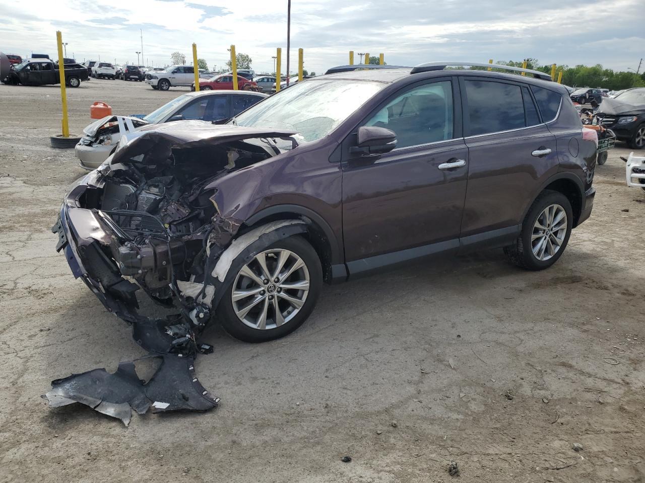 2017 Toyota Rav4 Limited за продажба в Indianapolis, IN - Front End