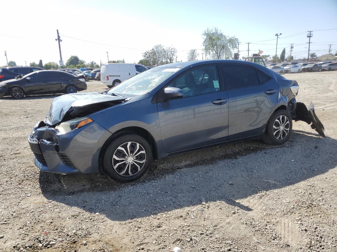 2016 Toyota Corolla L zu verkaufen in Los Angeles, CA - Front End