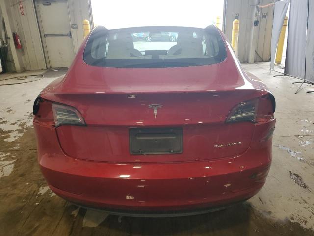  TESLA MODEL 3 2021 Красный