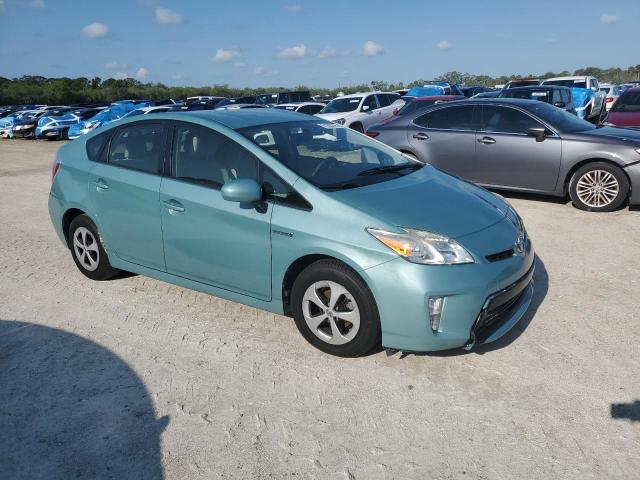 Хэтчбеки TOYOTA PRIUS 2015 Темно-бирюзовый