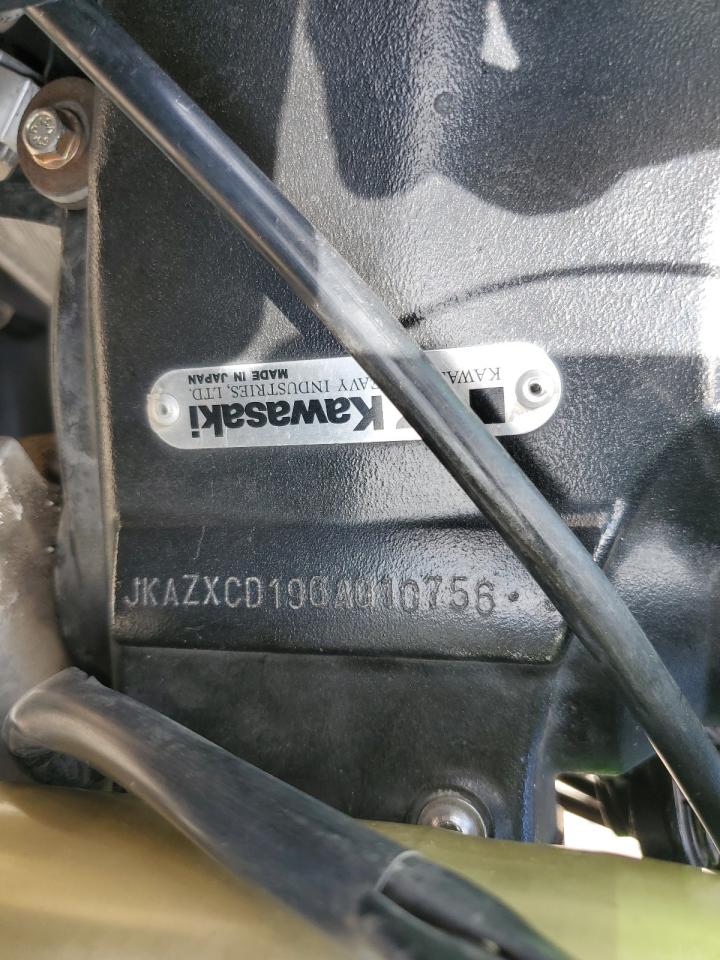 2006 Kawasaki Zx1000 D6F VIN: JKAZXCD196A010756 Lot: 58790085