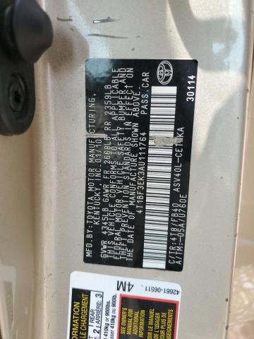 2010 TOYOTA CAMRY BASE