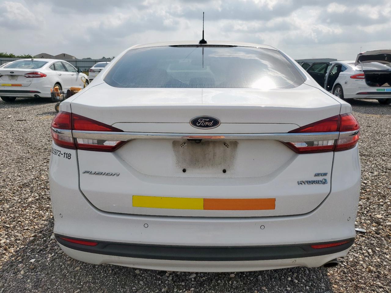 2018 Ford Fusion Se Hybrid VIN: 3FA6P0LU4JR171636 Lot: 54038025