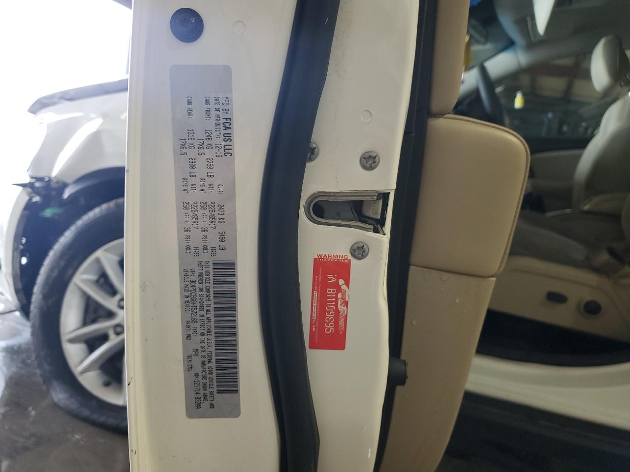 2017 Dodge Journey Sxt VIN: 3C4PDCBG0HT572165 Lot: 56673495