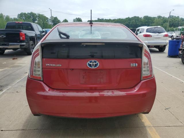  TOYOTA PRIUS 2013 Червоний