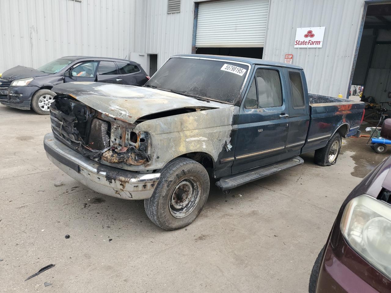 1995 Ford F250 VIN: 1FTHX25H9SKA72332 Lot: 55798195