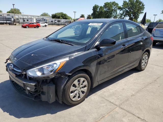  HYUNDAI ACCENT 2017 Черный