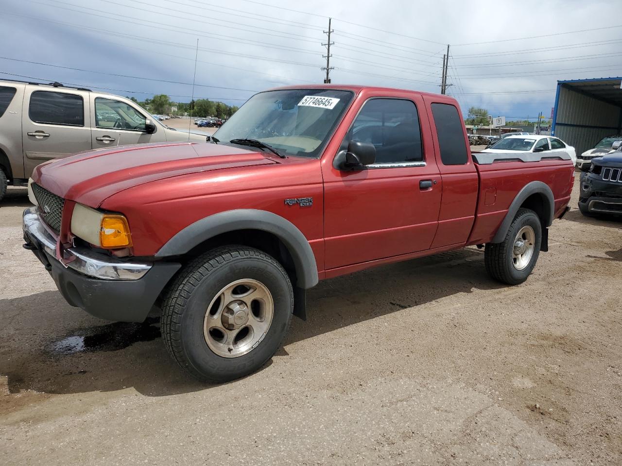 2001 Ford Ranger Super Cab იყიდება Colorado Springs-ში, CO - Front End