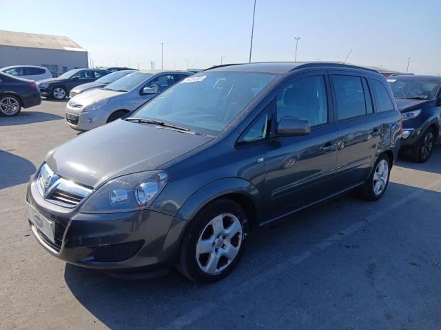 2012 VAUXHALL ZAFIRA EXC for sale at Copart CHESTER