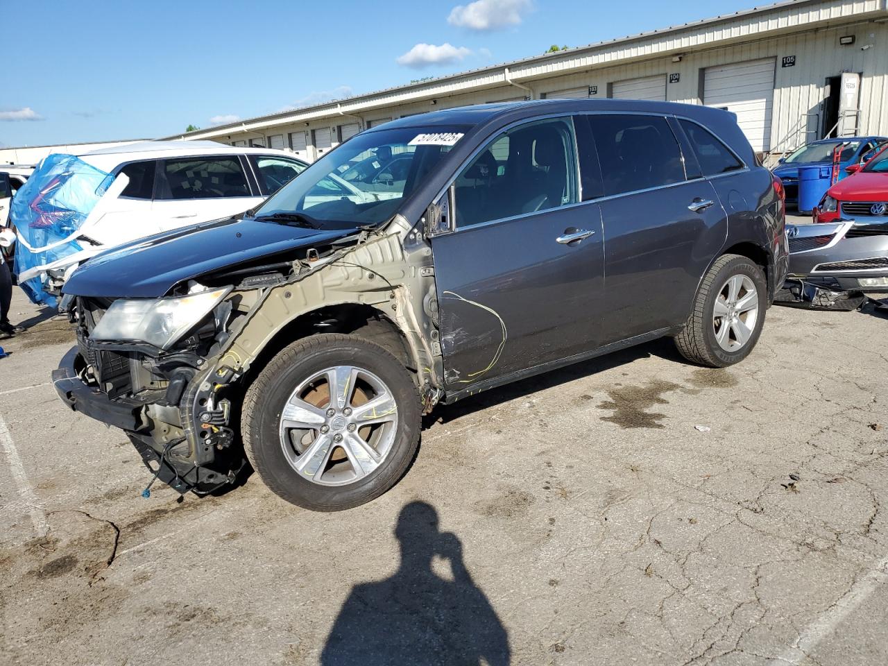 2012 Acura Mdx Technology na sprzedaż w Louisville, KY - Front End