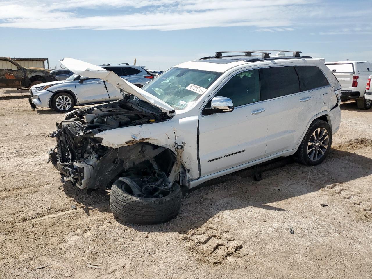 2017 Jeep Grand Cherokee Overland VIN: 1C4RJFCG1HC655066 Lot: 57109715