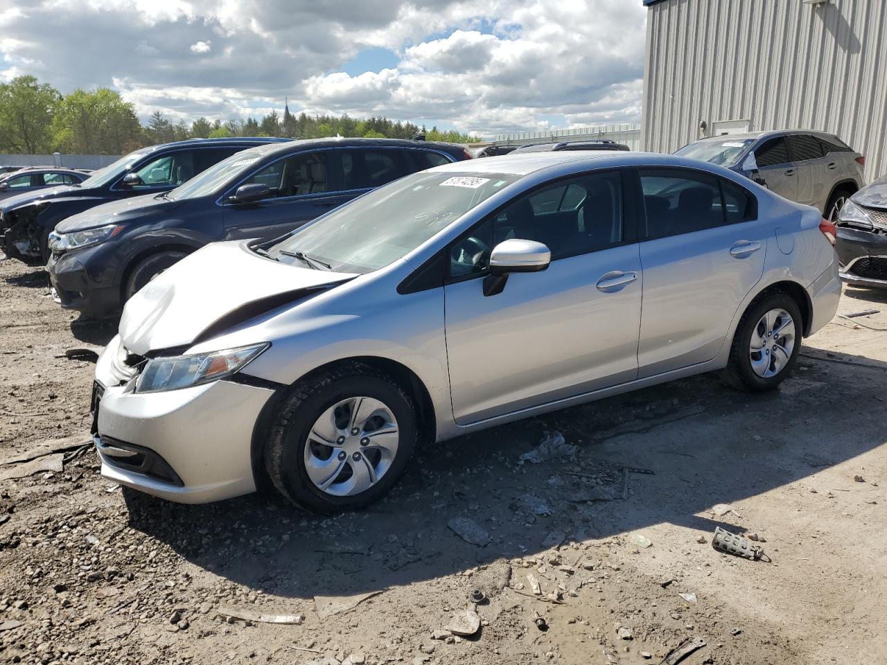 2015 Honda Civic Lx за продажба в Franklin, WI - Front End