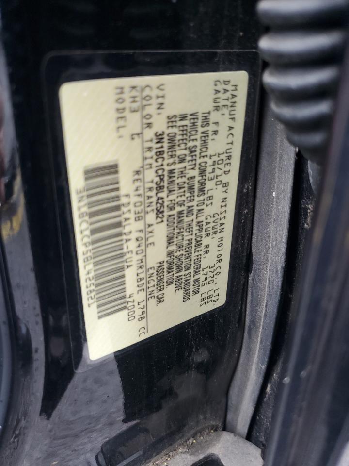 2011 Nissan Versa S VIN: 3N1BC1CP5BL425821 Lot: 56889665