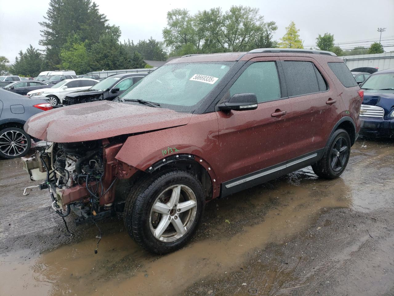 1FM5K7D80JGA52502 FORD EXPLORER 2018